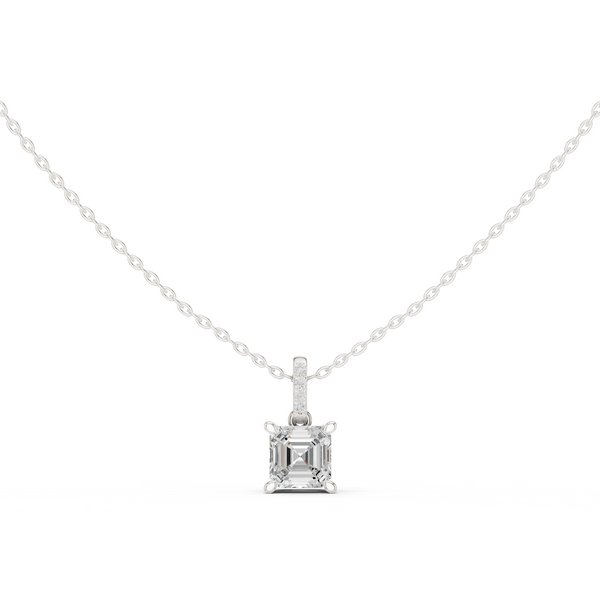 1.5 ct Asscher Diamond Lab Grown Diamond Ring