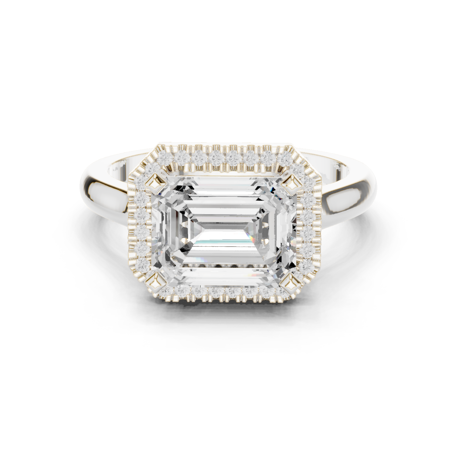 Peak Frost Lab Grown Diamond Cluster Band Ring