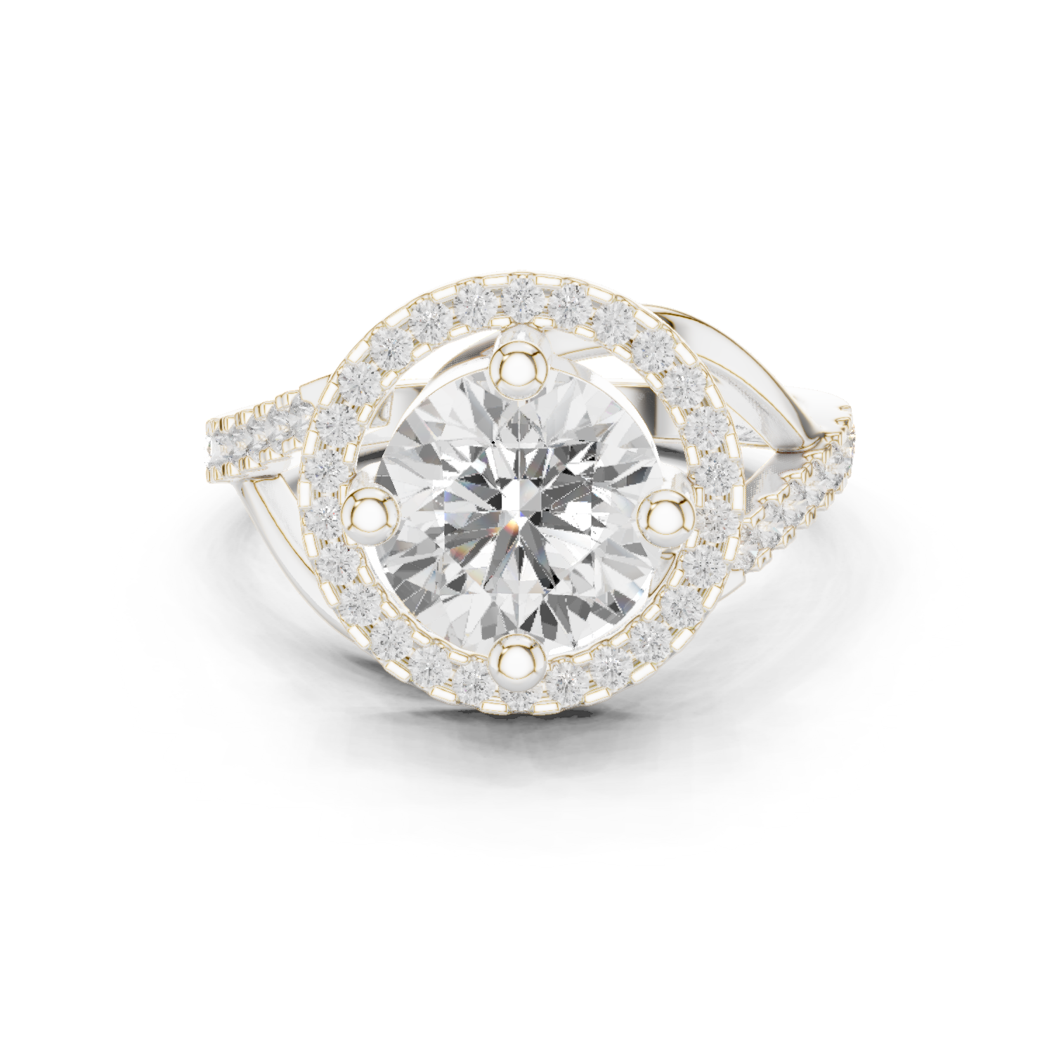 Tundra Moss Lab Grown Diamond Flush Signet Ring