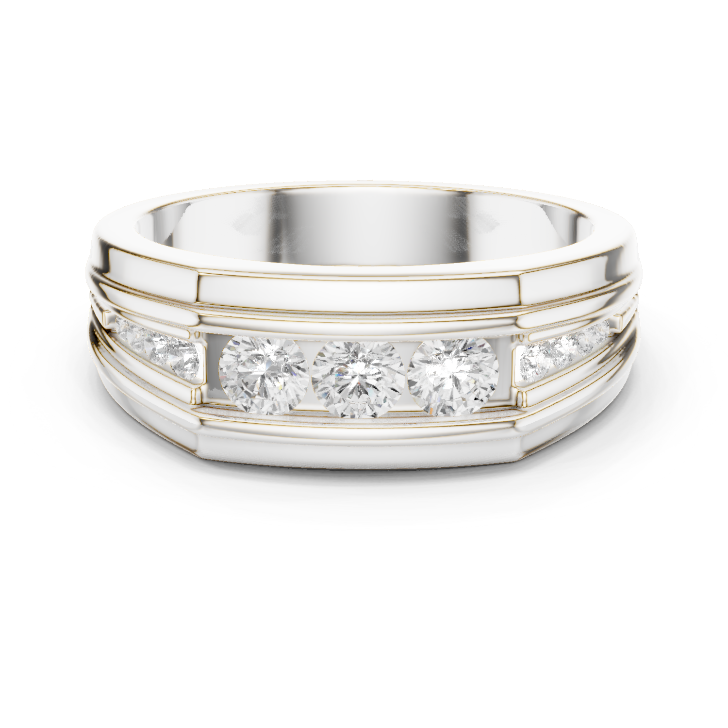 Timeless Round Diamond Eternity Lab Grown Diamond Ring