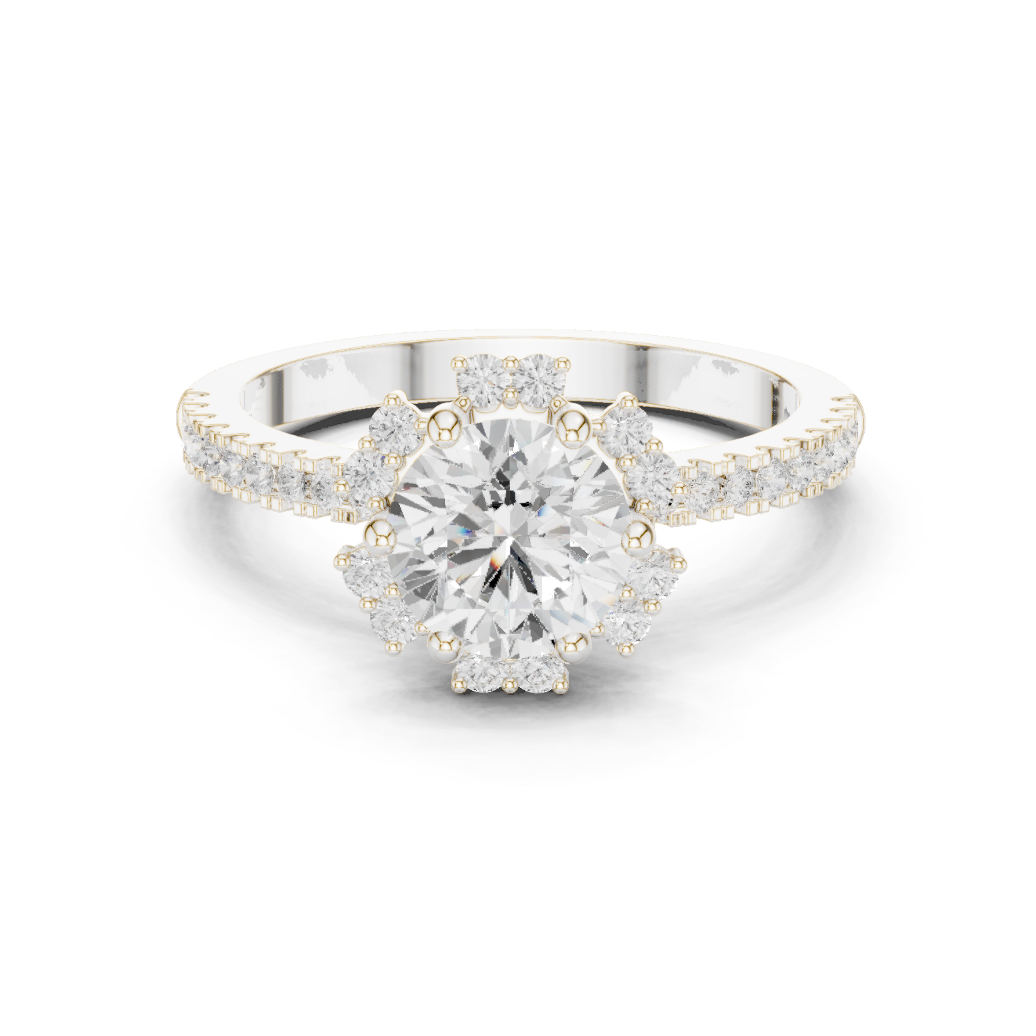 Oasis Bloom Lab Grown Diamond Octagon Halo