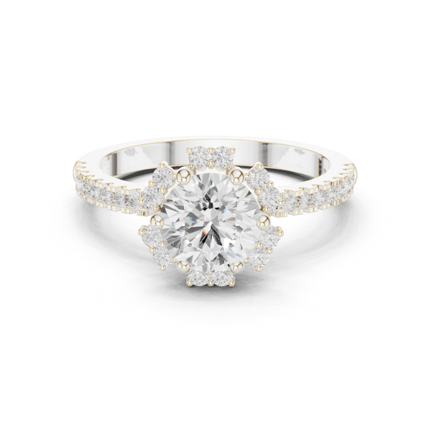 Oasis Bloom Lab Grown Diamond Octagon Halo
