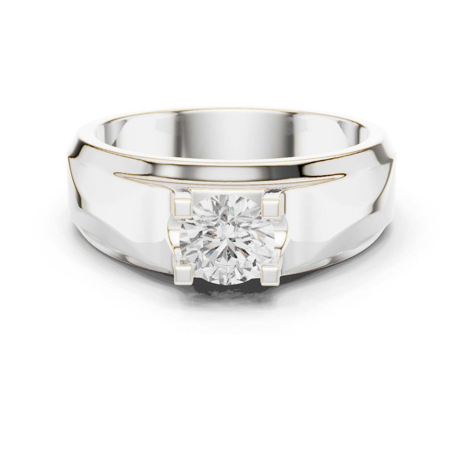 0.8 ct Round Brilliant Solitaire Lab Grown Diamond Lab Grown Diamond Ring