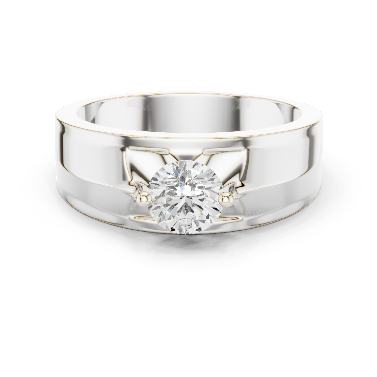 0.8 ct Round Diamond Lab Grown Diamond Ring