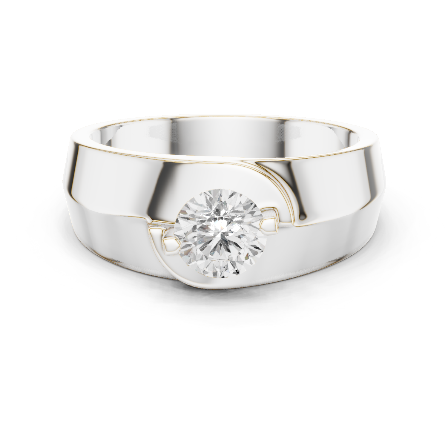 Exquisite 0.8 ct Round Diamond Lab Grown Diamond Ring