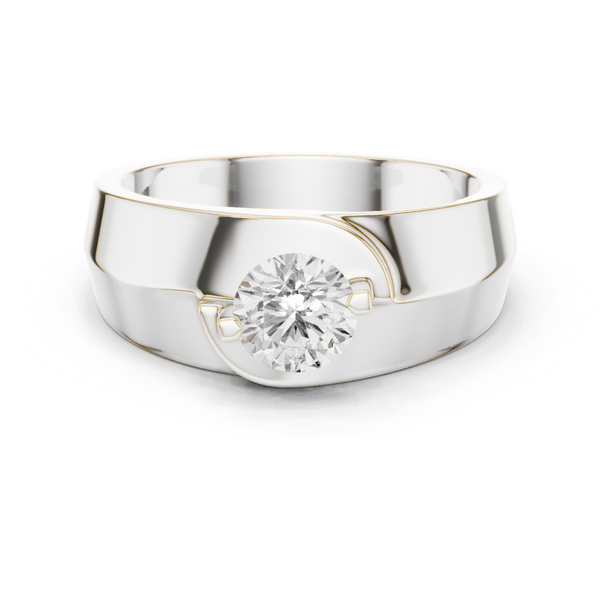 Exquisite 0.8 ct Round Diamond Lab Grown Diamond Ring