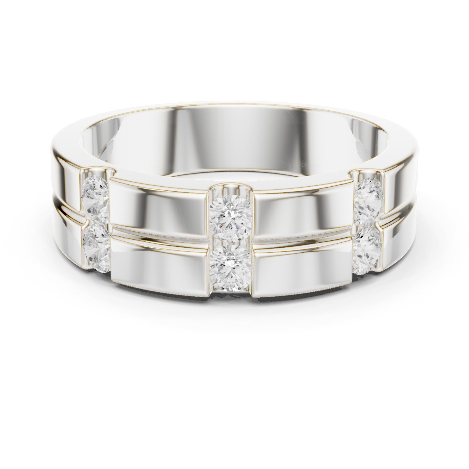 Timeless Round Diamond Accented Lab Grown Diamond Ring