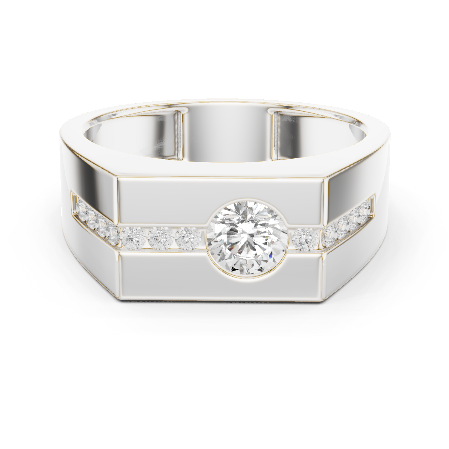 0.5ct Round Diamond Solitaire Lab Grown Diamond Ring