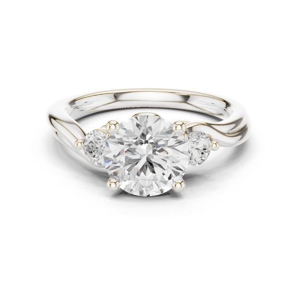 Desert Mist Lab Grown Diamond Halo Bridal Ring
