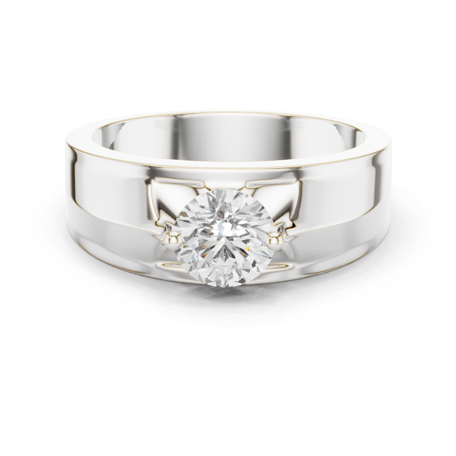 The 0.8 ct Round Brilliant Diamond Lab Grown Diamond Ring