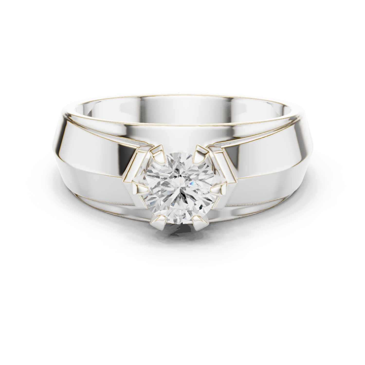 Luminous 0.8 ct Round Diamond Solitaire