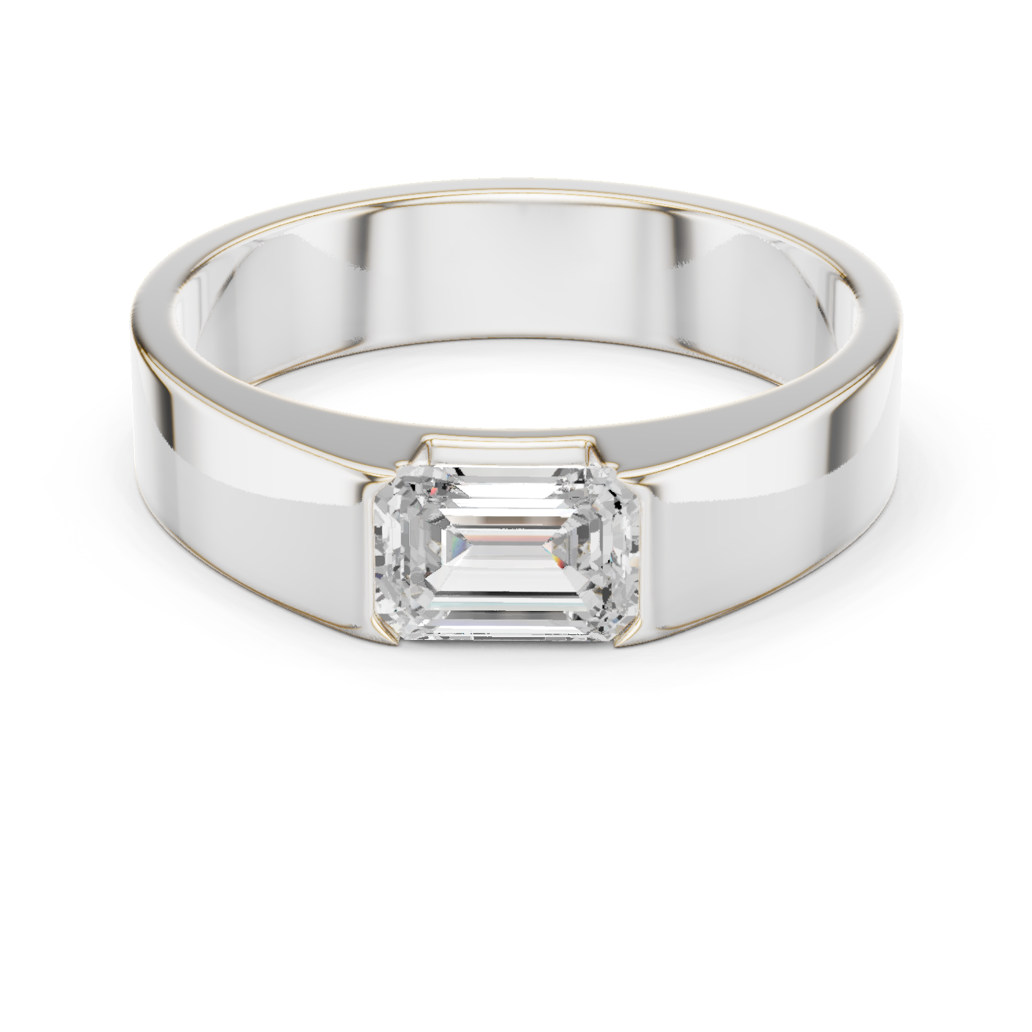 Radiant 1 ct Round Diamond Lab Grown Diamond Ring