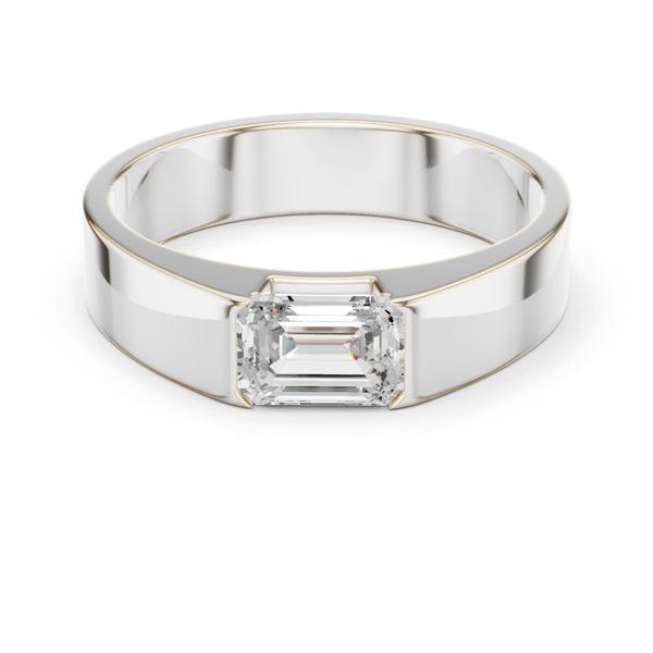 Radiant 1 ct Round Diamond Lab Grown Diamond Ring