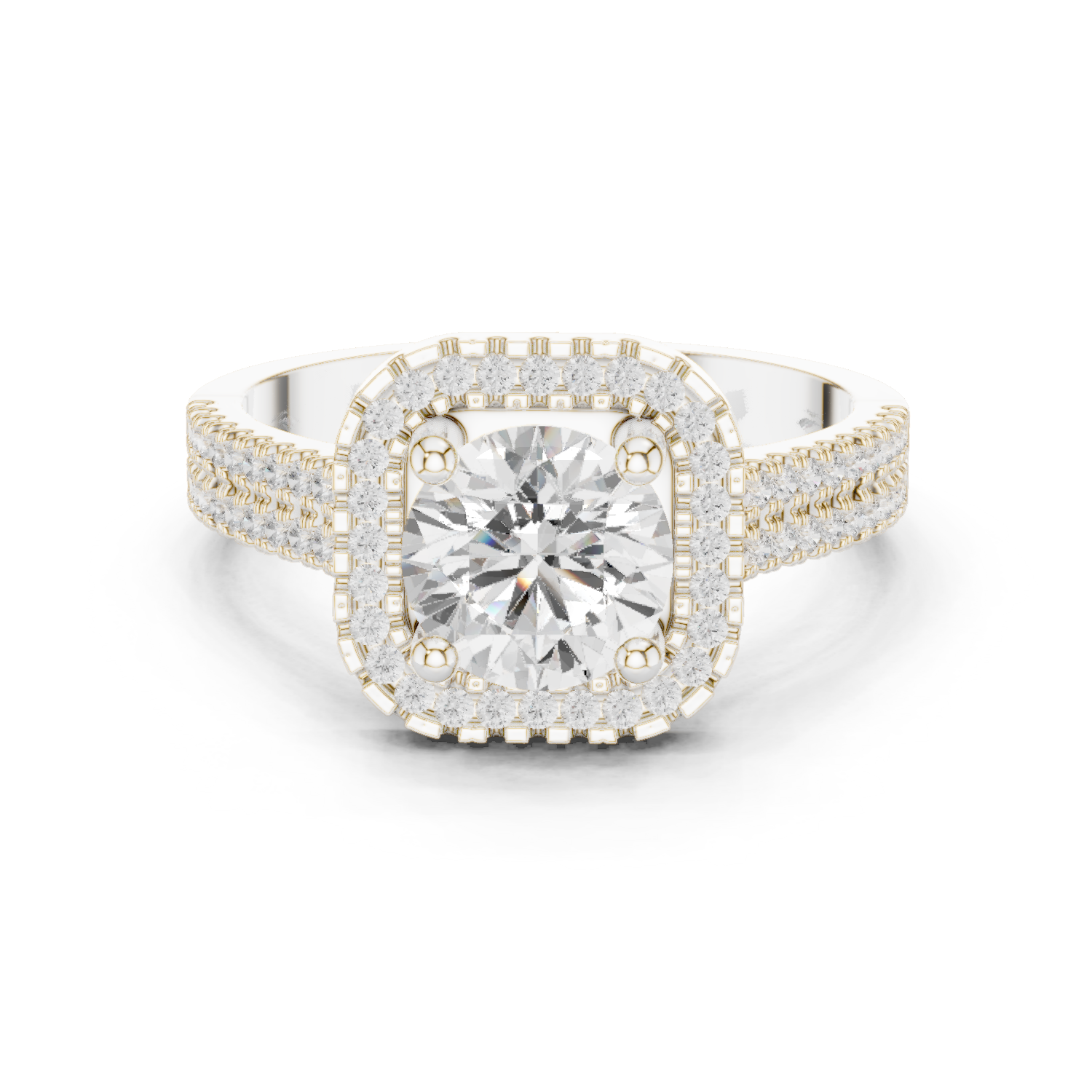 Dune Grass Lab Grown Diamond Multi Row Ring