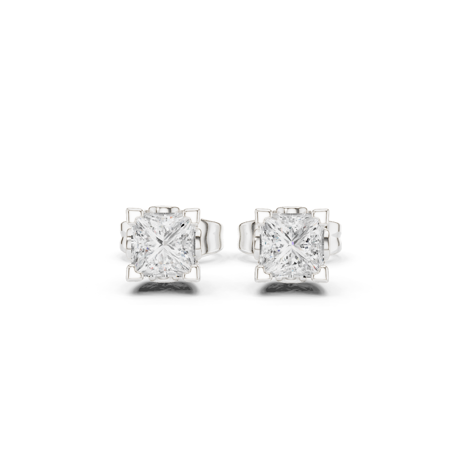 Timeless Princess Diamond Lab Grown Diamond Earrings