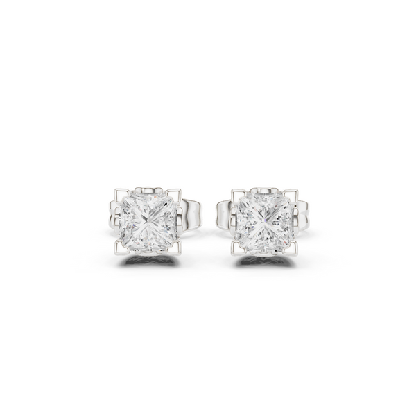 Timeless Princess Diamond Lab Grown Diamond Earrings