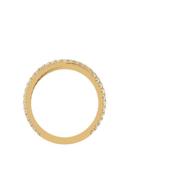 The Infinity Diamond Coil Ring