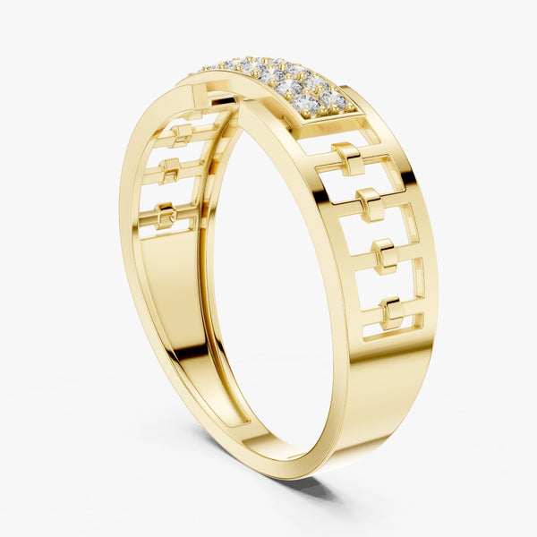 High-end Lab grown diamond ring band