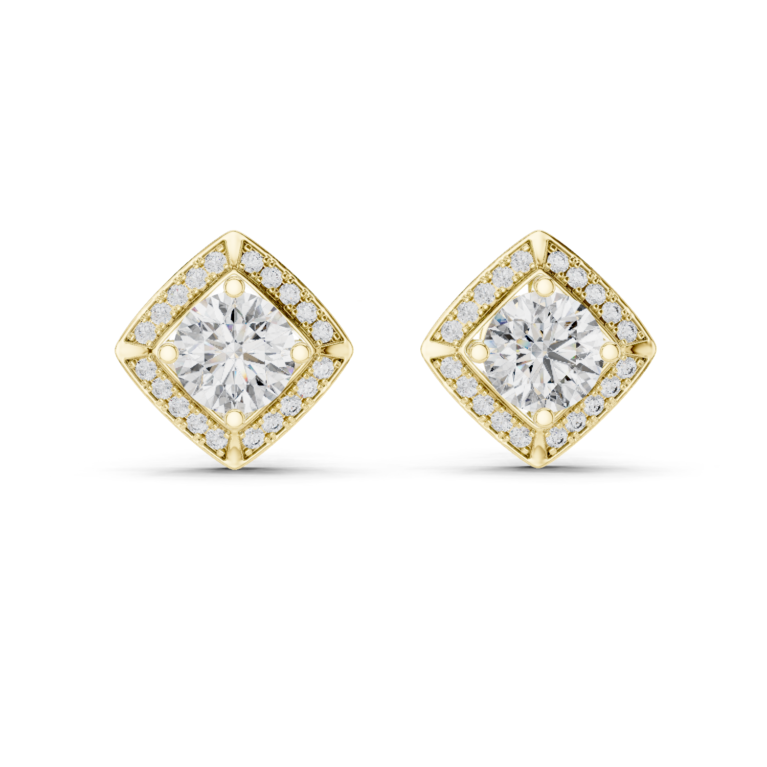 Radiant Tear Lab Grown Diamond Earrings