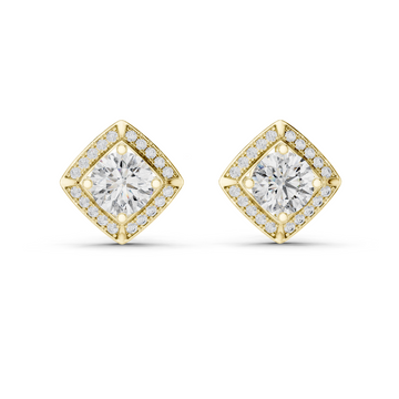 Radiant Tear Lab Grown Diamond Earrings