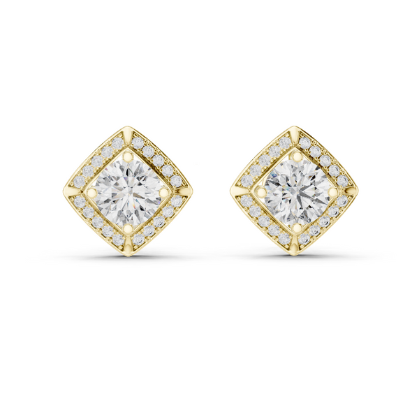 Radiant Tear Lab Grown Diamond Earrings