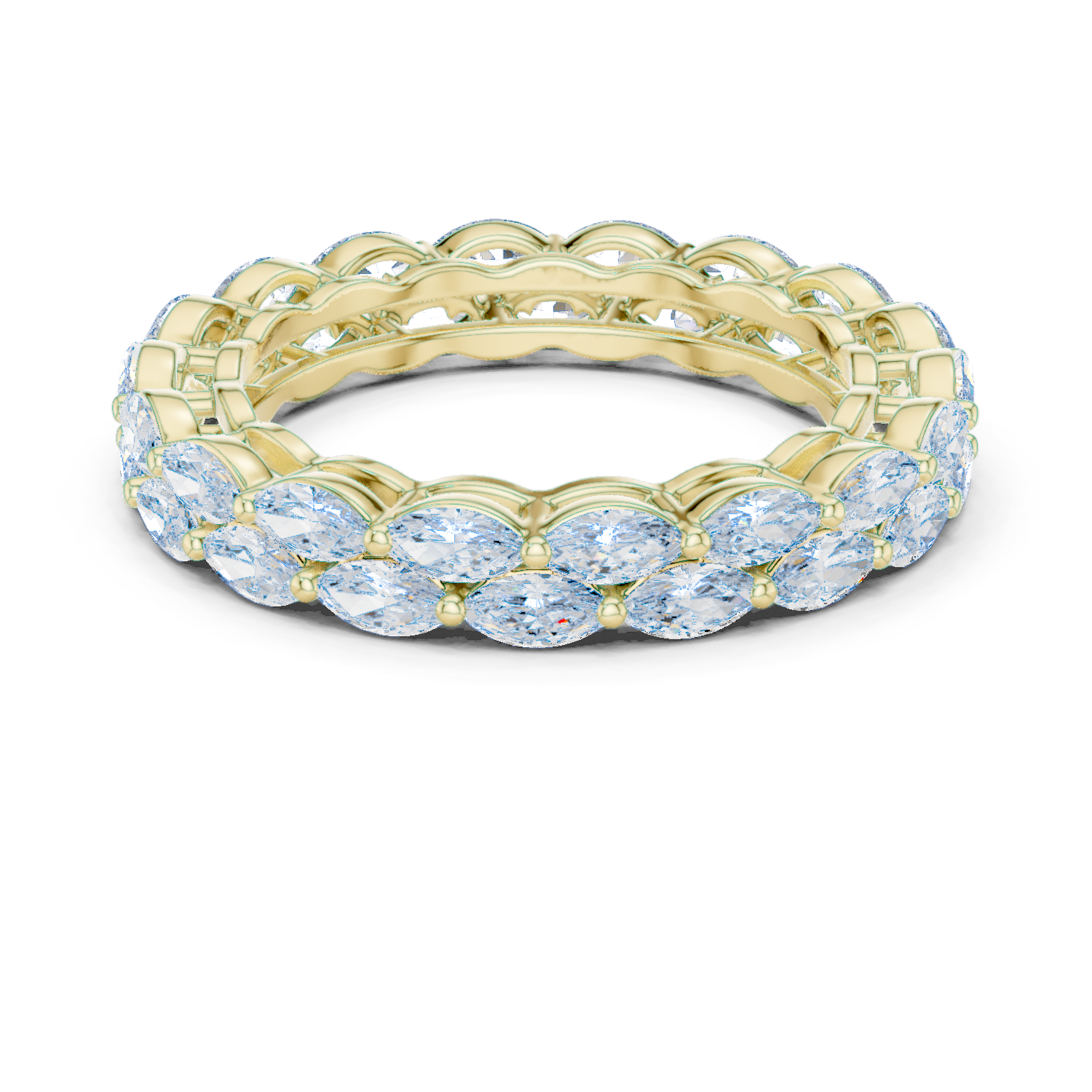 Ivy Vine Lab Grown Diamond Tapered Trio Ring