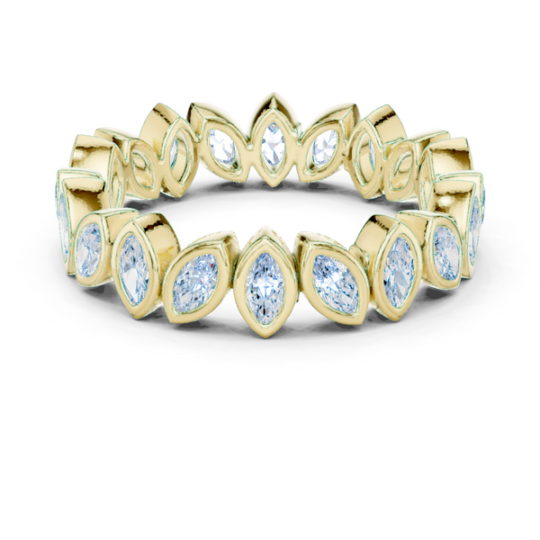 Blue Lupin Lab Grown Diamond Botanical Halo Ring