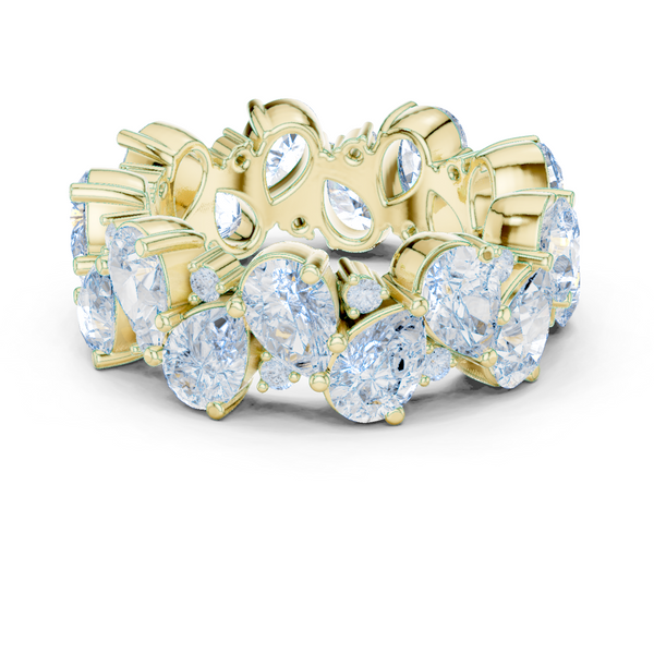 Ocean Trace Lab Grown Diamond Split Shank Ring