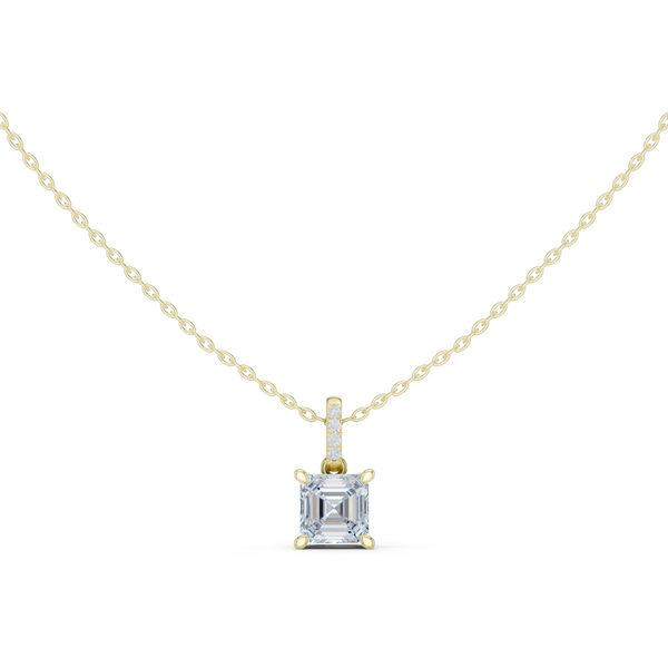 1.5 ct Asscher Diamond Lab Grown Diamond Ring