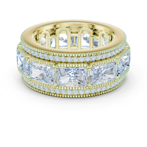 Valley Dew Lab Grown Diamond Contour Stack Ring