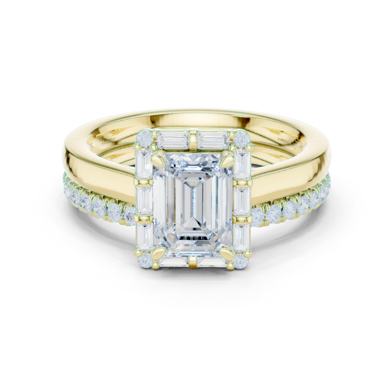 Mossy Glen Lab Grown Diamond Milgrain Solitaire Ring