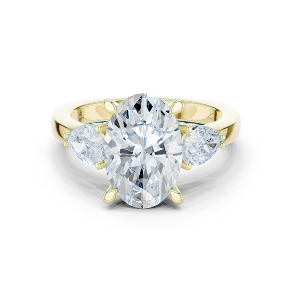 Coastal Cliff Lab Grown Diamond Swirl Bypass Ring