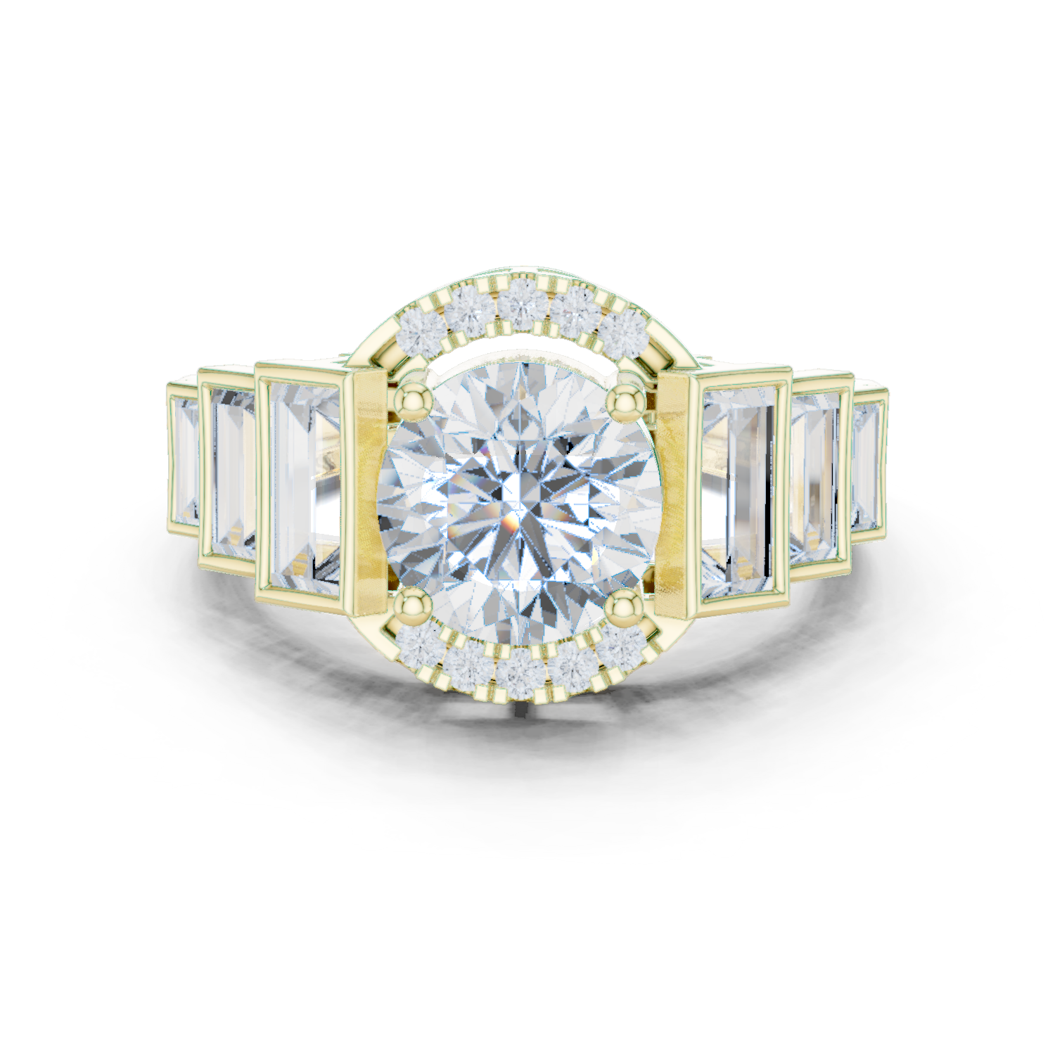 Lark Spur Lab Grown Diamond Channel Solitaire Ring