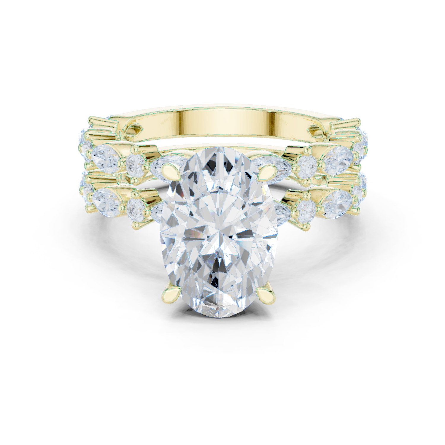 Coral Reef Lab Grown Diamond Two Tone Solitaire