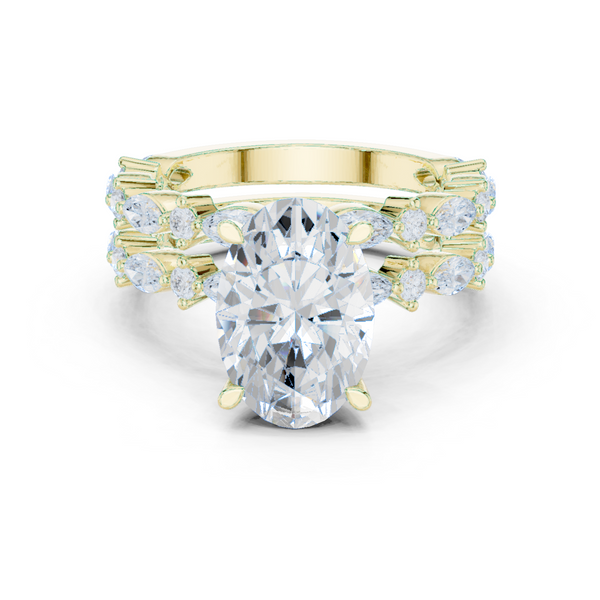 Coral Reef Lab Grown Diamond Two Tone Solitaire