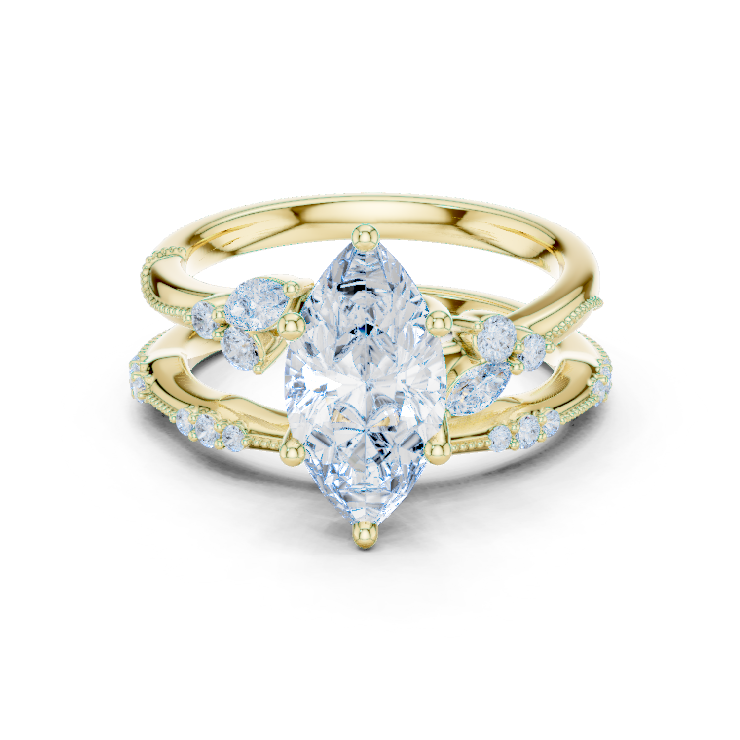 Black Nightshade Lab Grown Diamond Emerald Cut Solitaire