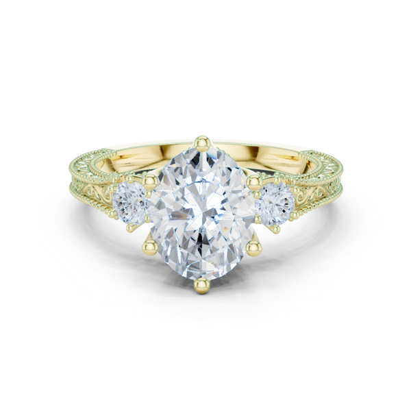 Heather Moor Lab Grown Diamond Rectangular Baguette Ring