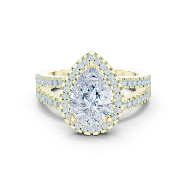 Alpine Meadow Lab Grown Diamond Radiant Cluster Ring