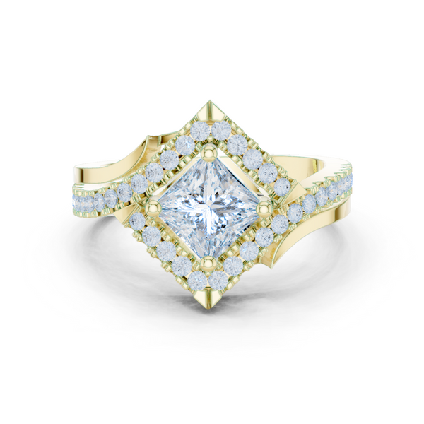 Glacier Peak Lab Grown Diamond Baguette Ring
