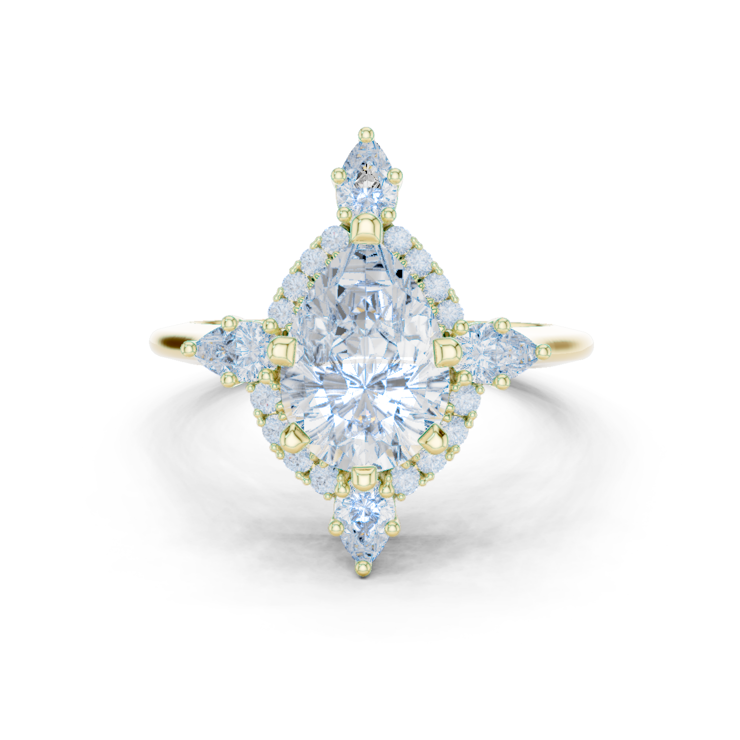 Prim Rose Lab Grown Diamond Hidden Basket Ring