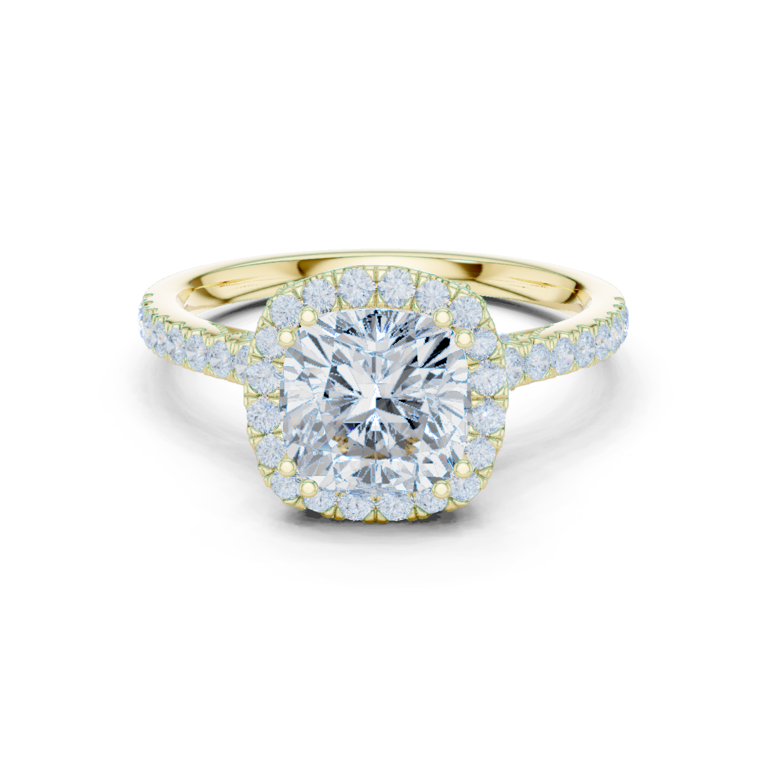 Lava Rock Lab Grown Diamond Split Path Ring