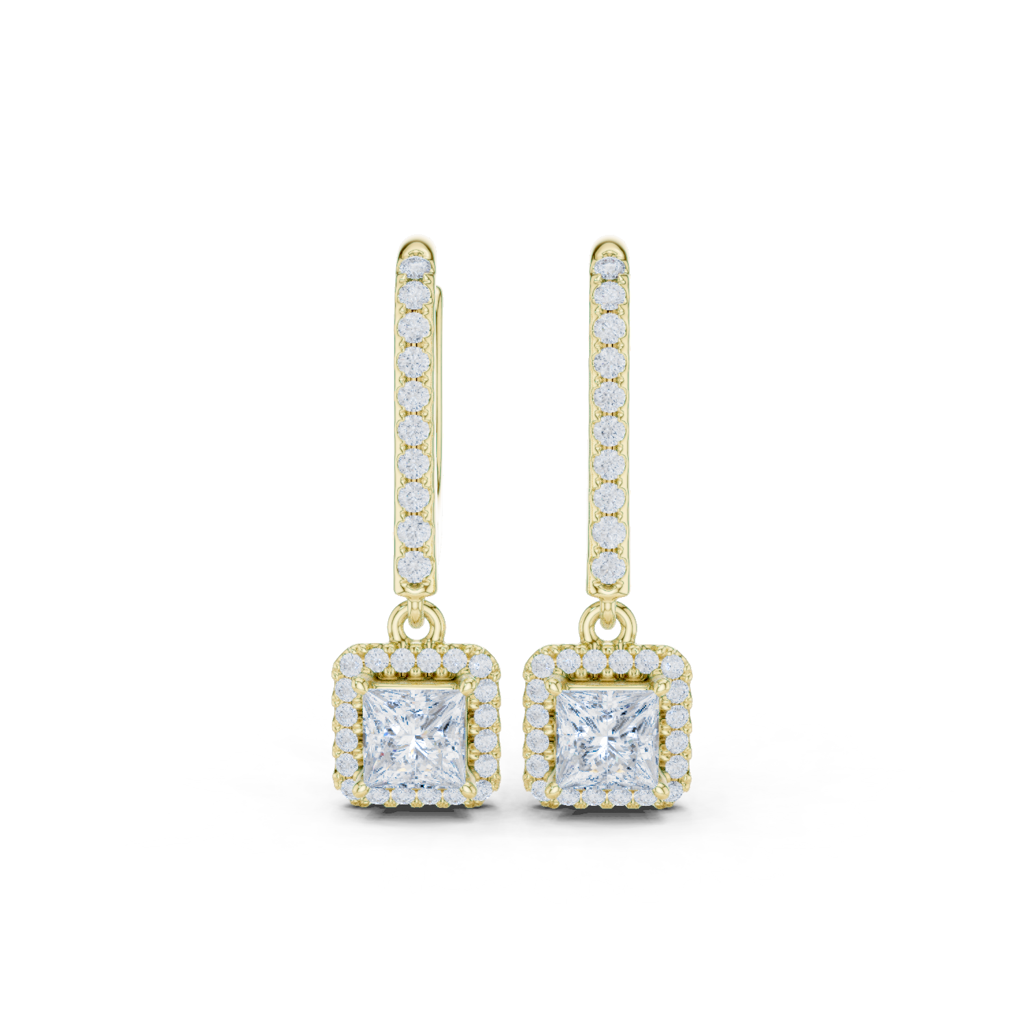 Regal Princess Round Diamond Lab Grown Diamond Earring