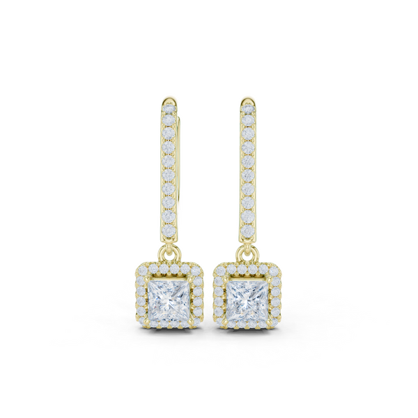 Regal Princess Round Diamond Lab Grown Diamond Earring