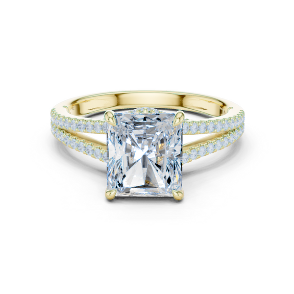 Poppy Field Lab Grown Diamond Wave Contour Band