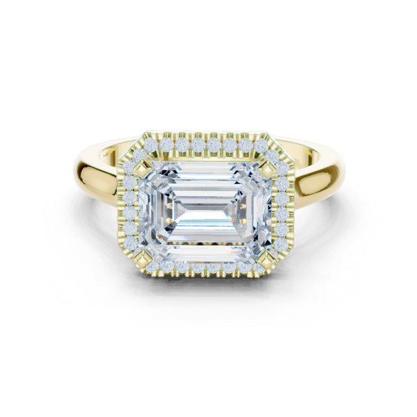 Peak Frost Lab Grown Diamond Cluster Band Ring