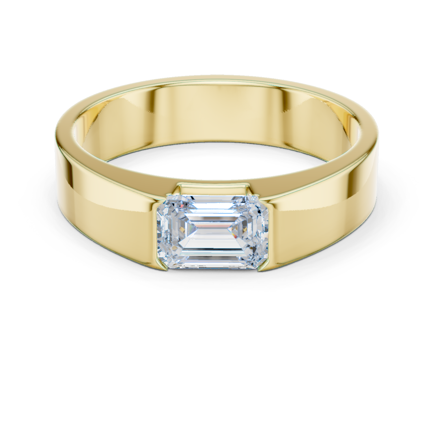 Radiant 1 ct Round Diamond Lab Grown Diamond Ring