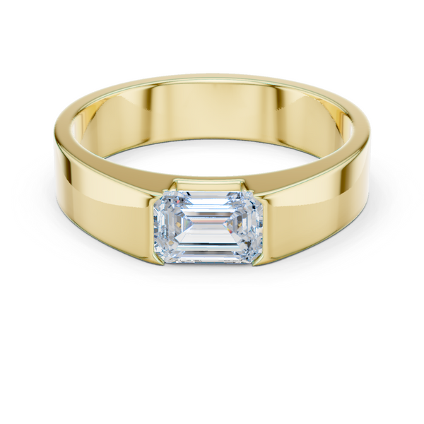 Radiant 1 ct Round Diamond Lab Grown Diamond Ring