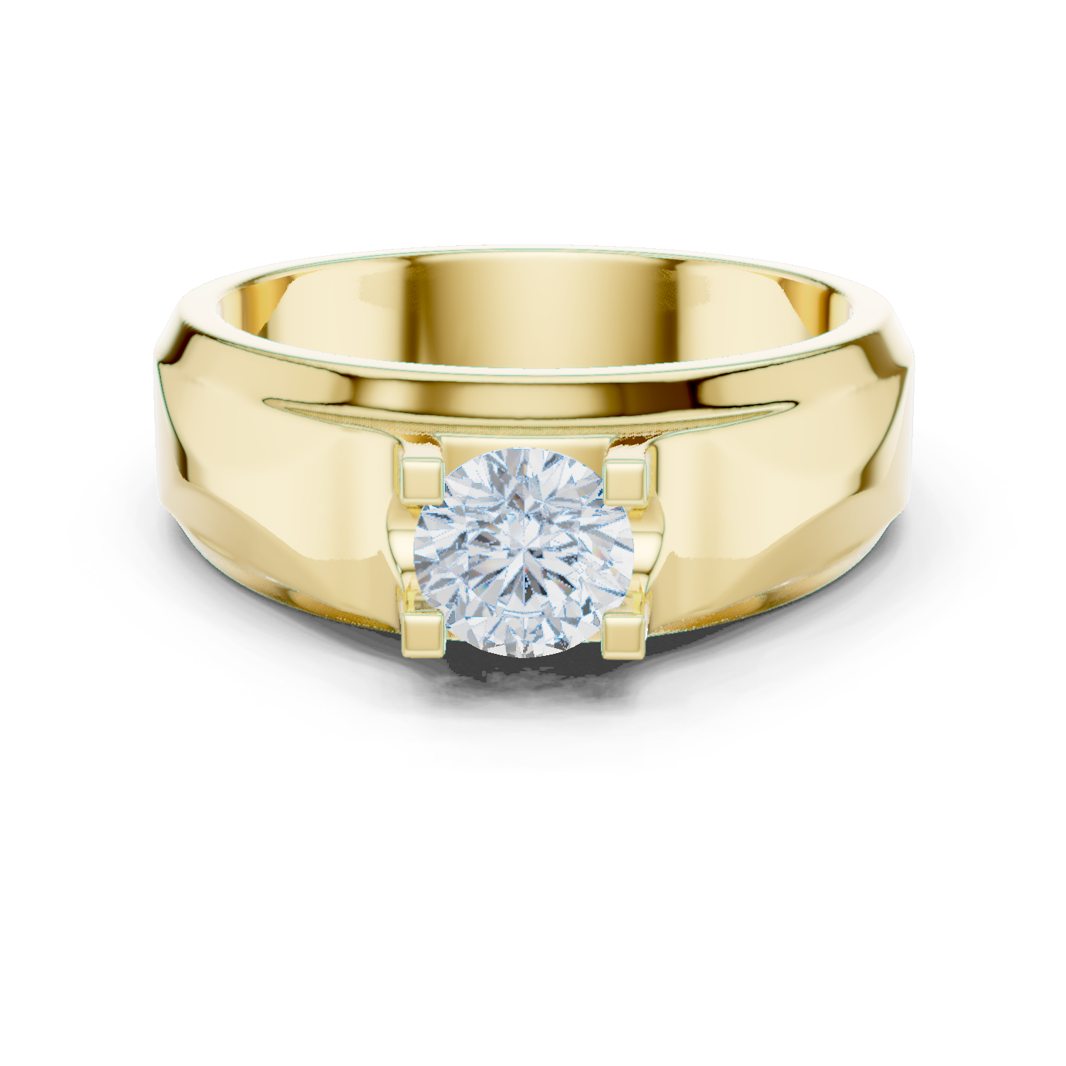 0.8 ct Round Brilliant Solitaire Lab Grown Diamond Lab Grown Diamond Ring
