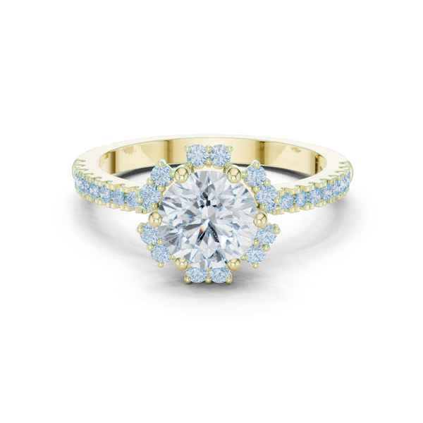 Oasis Bloom Lab Grown Diamond Octagon Halo