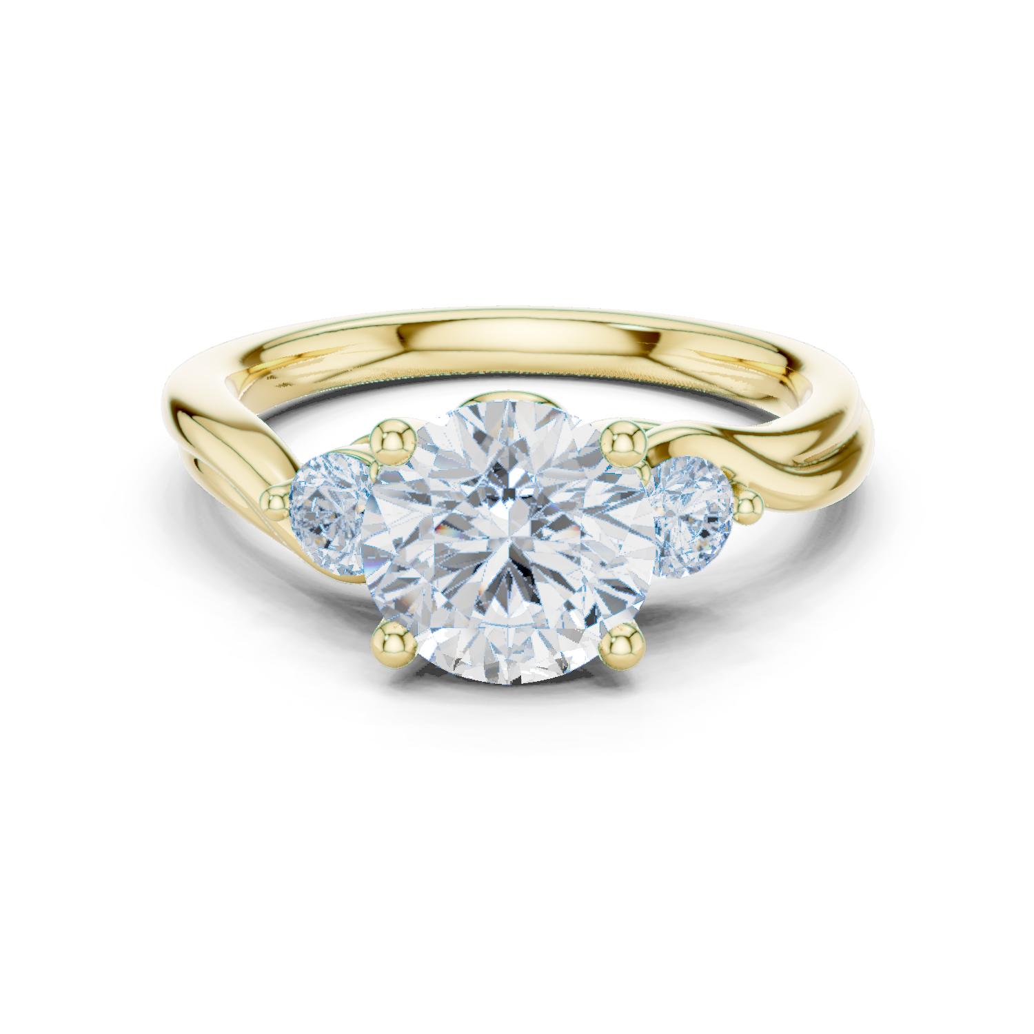 Desert Mist Lab Grown Diamond Halo Bridal Ring